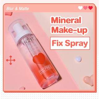 สินค้า IN2IT Blur & Matte Mineral Make-up Fix Spray 50 ml. น้ำแร่หัวใจ อินทูอิท เบลอ แอนด์ แมทต์ มิเนอรัล เมคอัพ ฟิค สเปรย์