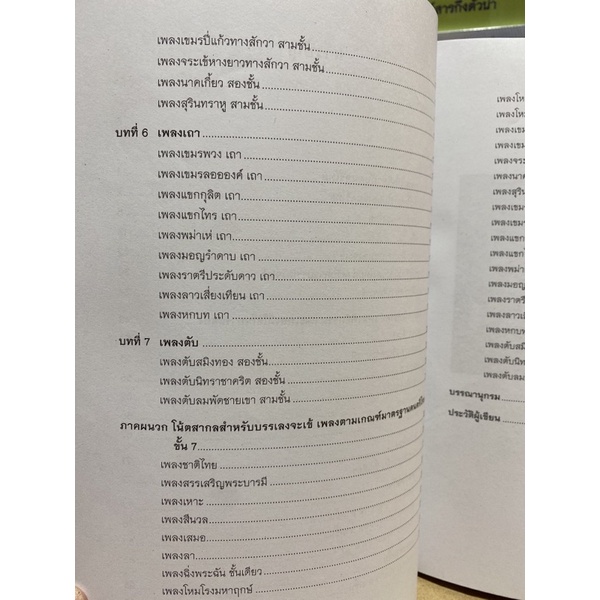 9789740334750c112-โน้ตเพลงไทยสำหรับบรรเลงจะเข้-เพลงตามเกณฑ์มาตร-รฐานดนตรีไทย-ขั้น-7-1-bk-1-cd-rom