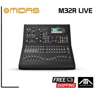 MIDAS M32R LIVE Digital Console for Live and Studio with 40 Input Channels, 16 Midas PRO Microphone Preamplifiers