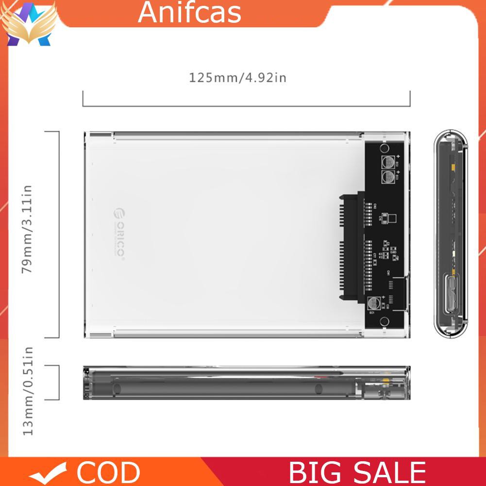 ภาพสินค้าORICO USB 3.0 5Gbps Enclosure 2.5 Inch External SATA Hard Drive HDD Tool Case จากร้าน anifcas.th บน Shopee ภาพที่ 4
