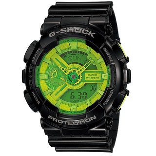 Casio นาฬิกาข้อมือ G-shock Standard Digital รุ่น GA-110B-1A3 (สีดำ/เขียว)