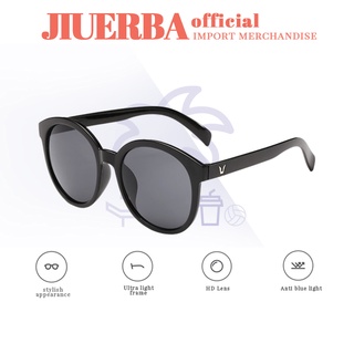 ภาพหน้าปกสินค้า(JIUERBA) COD ยี่ห้อใหม่คลาสสิกเกาหลีแฟชั่นแว่นตากันแดดผู้ชายและผู้หญิงที่มี 100%แว่นตาป้องกันแสงยูวี ที่เกี่ยวข้อง