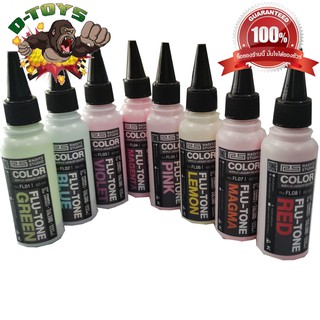 สีโมเดล กันดั้ม รถเหล็ก สีเรืองแสง สะท้อนแสง Raditz FLUORESCENT ขนาด 60 ml สำหรับ Airbrush gundam gunpla