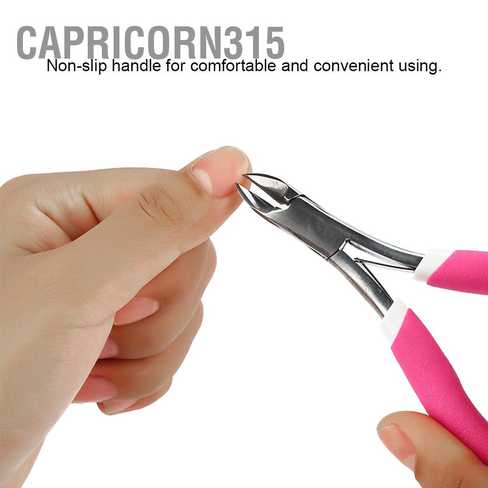 capricorn315-professional-stainless-steel-nail-cuticle-nipper-clipper-dead-skin-scissor-manicure-tool