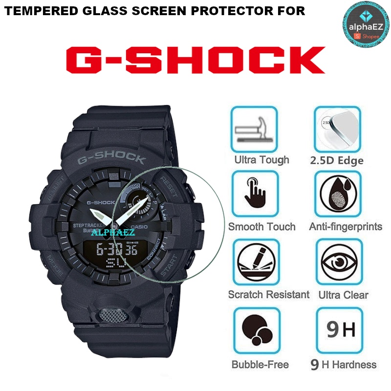 savvies Pellicola Vetro Temperato per Casio G-Shock GBD-H2000 (3 Pezzi