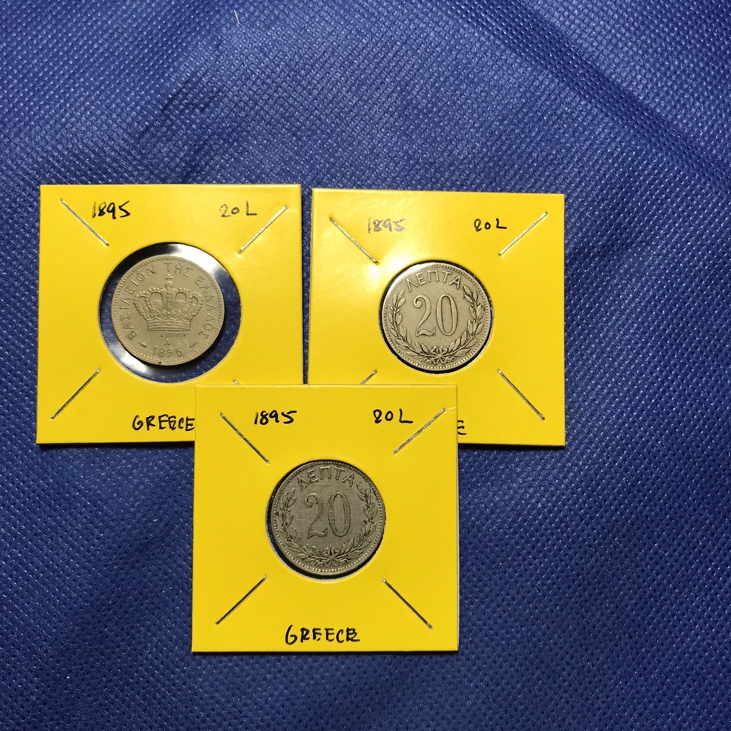 no-60635-ปี1895-กรีซ-20-lepta-เหรียญสะสม-เหรียญต่างประเทศ-เหรียญเก่า-หายาก-ราคาถูก