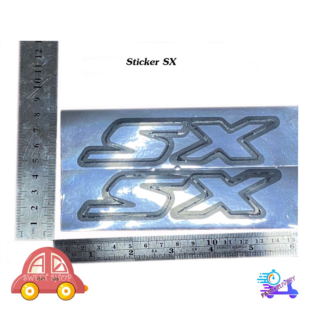 สติ๊กเกอร์-sx-ติดรถ-isuzu-d-max-sticker-sx-ติดข้างแก้ม-มีบริการเก็บเงินปลายทาง