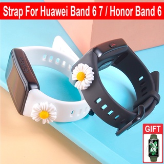 ภาพหน้าปกสินค้าสายนาฬิกาข้อมือซิลิโคน น่ารัก แบบเปลี่ยน สําหรับ Huawei Band 6 7 Honor Band 6 ที่เกี่ยวข้อง