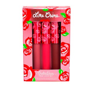 Lime Crime Velvetine True Love Set 3 สี ลิปสติก ของแท้