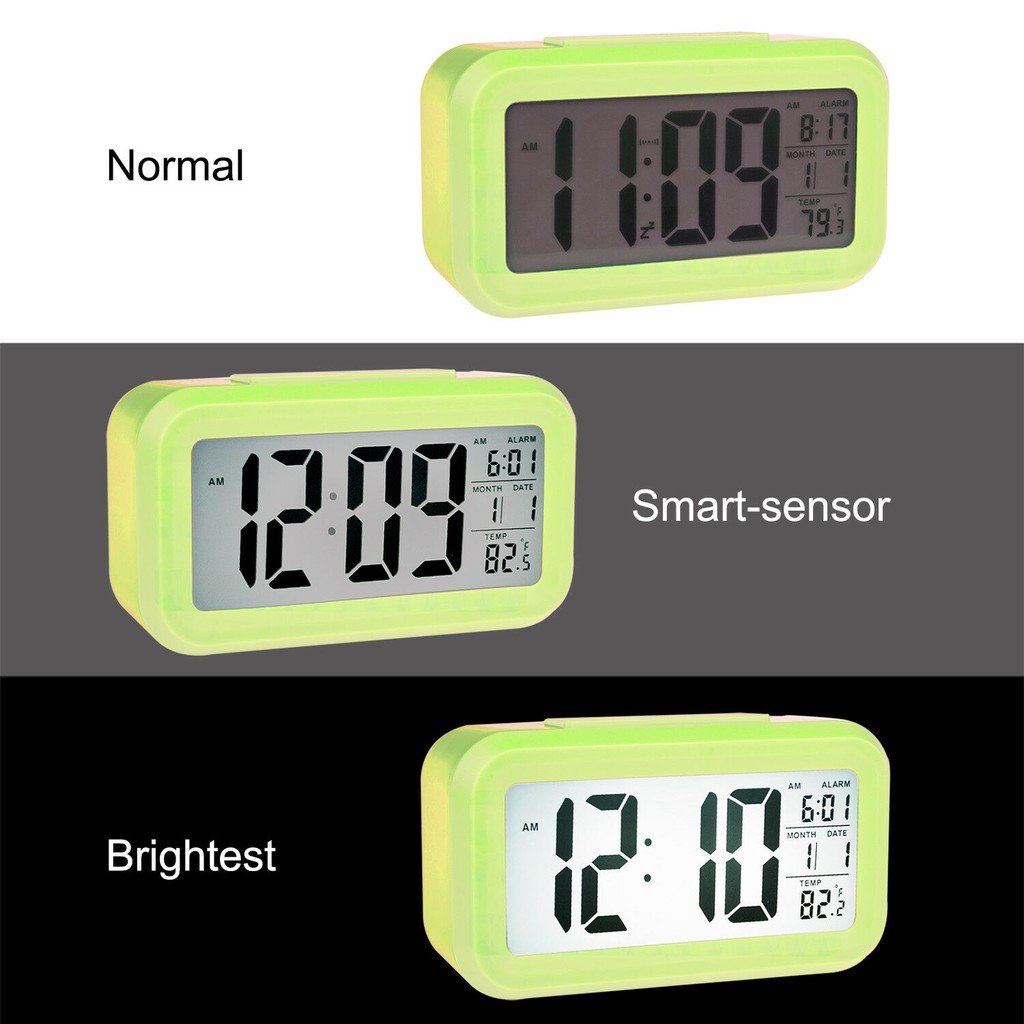 ภาพสินค้านาฬิกาปลุกตั้งโต๊ะเรืองแสง นาฬิกาปลุกตั้งโต๊ะดิจิตอล LCD Clock NO.1019 จากร้าน cncomputer บน Shopee ภาพที่ 7