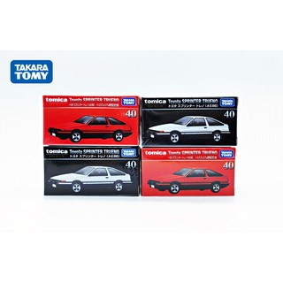 โมเดลรถ Tomica Premium  no.40 Toyota Sprinter Trueno AE86