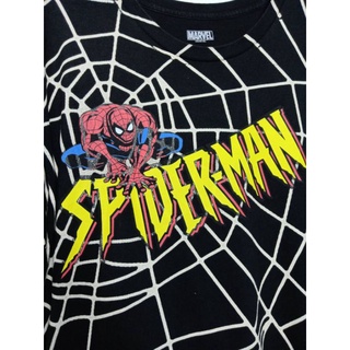 เสื้อยืดมือสอง ลายหนัง การ์ตูน MARVEL - SPIDERMAN L อก 44