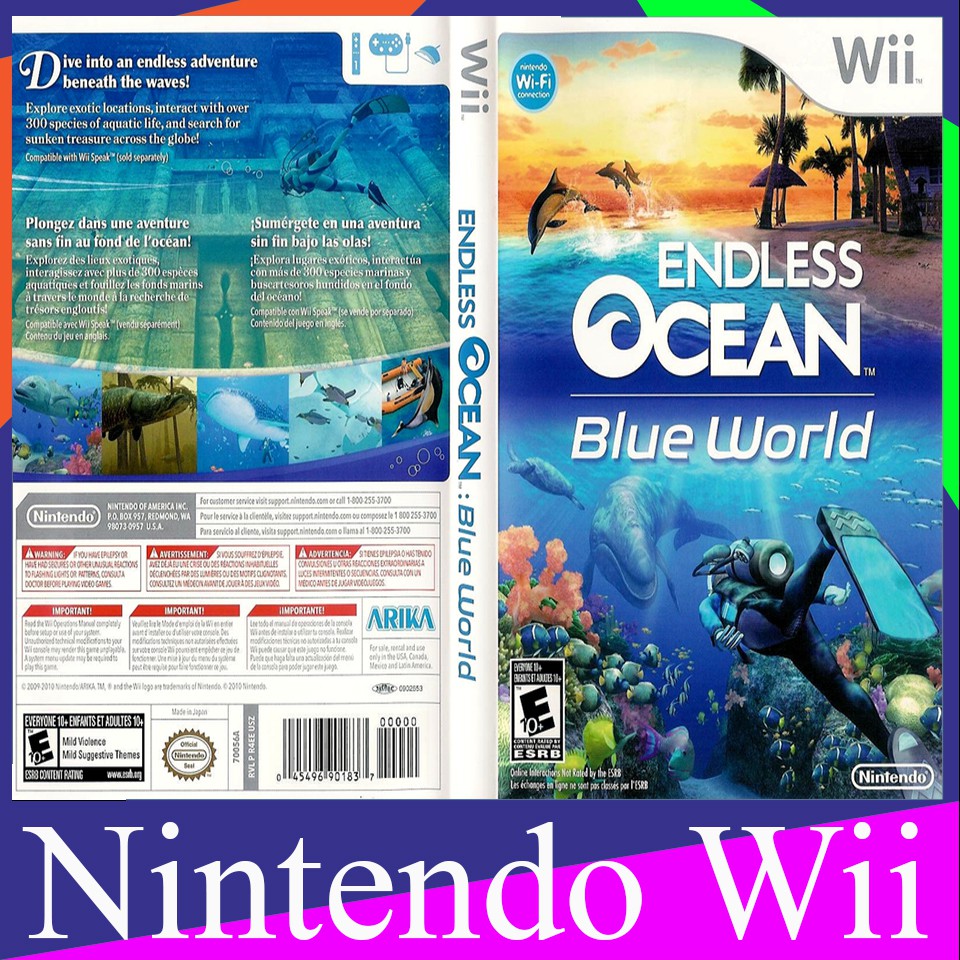 Jeu Wii Forever Blue Endless Ocean