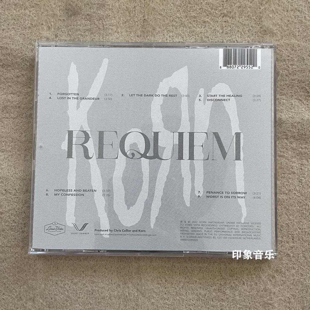 อัลบั้ม-cd-เพลงฮีโร่-korn-requiem-cd-2022-สินค้าใหม่-พร้อมส่ง