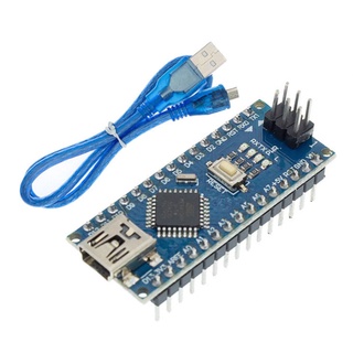 บอร์ดArduino Nano 3.0 รุ่นใหม่ CH340 พร้อมสายMini USB (Arduino Compatible)