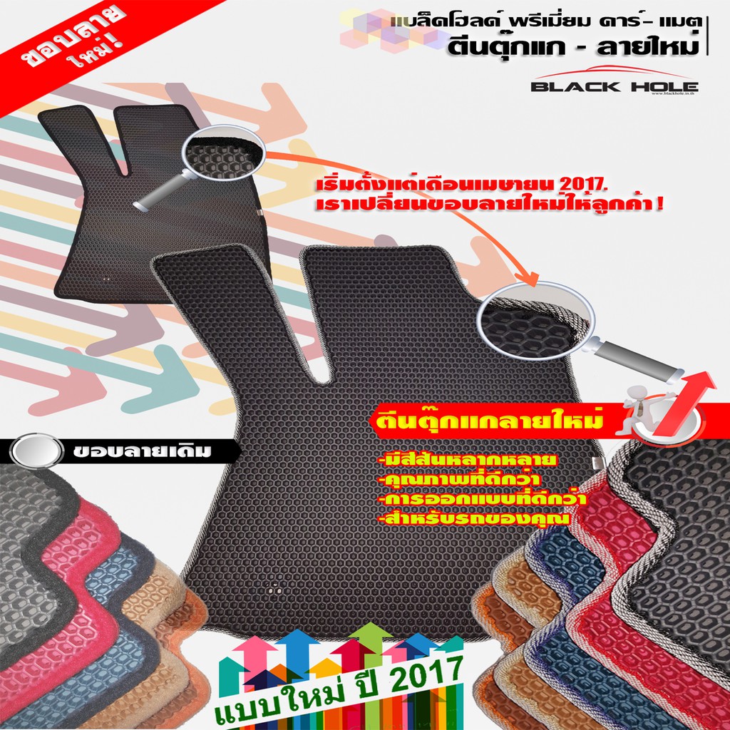 honda-city-2014-2019-trunk-พรมรถยนต์เข้ารูป2ชั้นแบบรูรังผึ้ง-blackhole-carmat