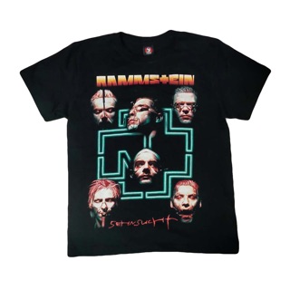 T-shirt  เสื้อวง Rammstein เสื้อยืดวงร็อค Rammstein แขนสั้นS-5XL