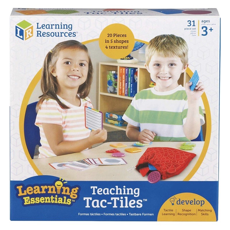 teaching-tac-tiles-เกมจับคู่ผิวสัมผัส-4-แบบและรูปทรง-5-ประเภท