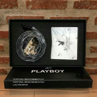 ห้ามพลาด!!! PLAYBOY LEATHER BELT &amp; WALLET VALUE PACK Limited Edition จาก Playboyแท้💯outlet