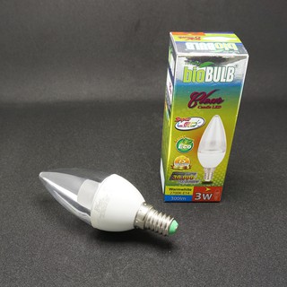 ภาพหน้าปกสินค้าหลอดไฟ Plear Candle LED 3W E14 แสงวอมไวท์ ยี่ห้อ BIOBULB ซึ่งคุณอาจชอบสินค้านี้