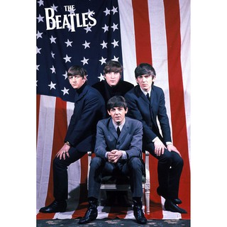 โปสเตอร์ รูปถ่าย วง ดนตรี 4เต่าทอง The Beatles (1960-70) POSTER 20"x30" Inch British Pop Rock MUSIC Photo Vintage V17
