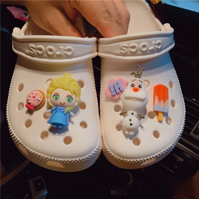 crocs-ชุดเครื่องประดับ-รูปการ์ตูนนักบินอวกาศ-frozen-jibits-elsa-princess-croc-jibbits-เหมาะกับผู้หญิง-สําหรับตกแต่งรองเท้า