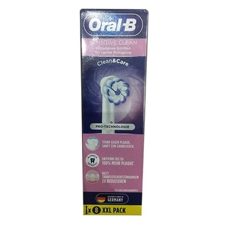 Oral-B Sensitive Clean Replacement Electric Toothbrush Heads (XXL Pack, 8-Count)