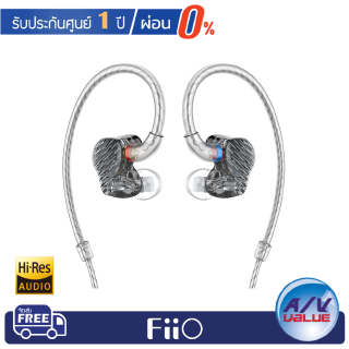 FiiO FA7 หูฟัง Pure Balanced 4 ไดร์เวอร์ (4BA) ถอดสายได้ - Black ** ผ่อนชำระ 0% **