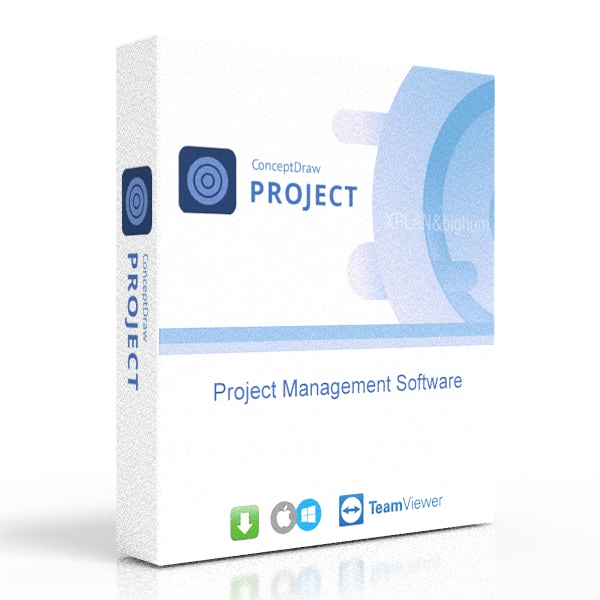 ภาพหน้าปกสินค้าConceptDraw PROJECT 12.1  Win/Mac  Lifetime Project Management Software