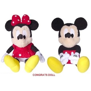 (ลิขสิทธิ์แท้ ส่งฟรี) 36 นิ้ว มินนี่เม้าส์ มิกกี้เม้าส์ Minnie Mouse Mickey Mouse ตุ๊กตา