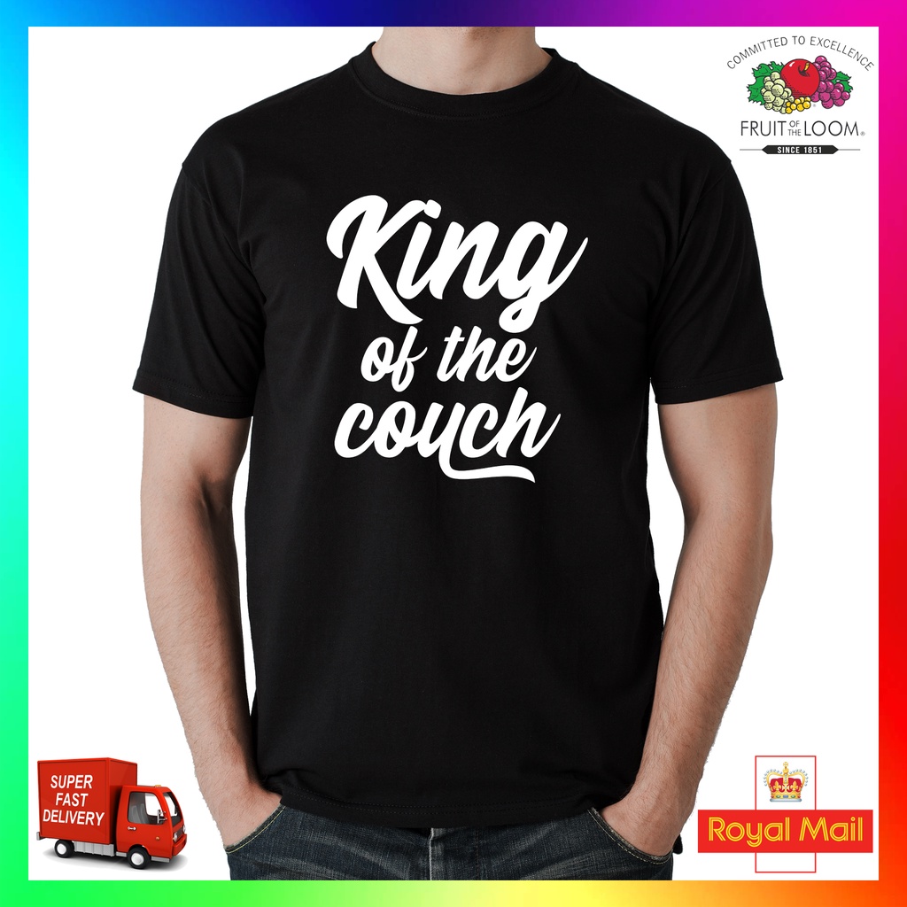 ผลิตภัณฑ์ใหม่-เสื้อยืด-ลาย-king-of-the-couch-สําหรับโซฟา-ทีวี-เกมเมอร์