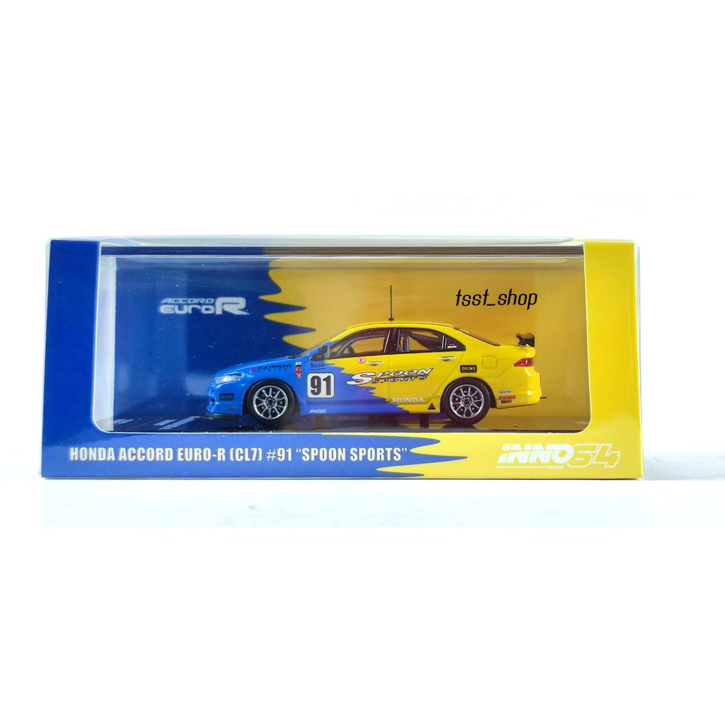 INNO64 1/64 Honda Accord Euro-R CL7 #91 Spoon Sports ล้อยาง | Shopee ...