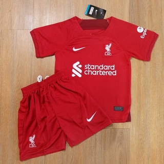 ภาพหน้าปกสินค้าชุดบอลเด็ก ลิเวอร์พูล Liverpool Kit 2022/23 AAA (TTพร้อมส่ง) ที่เกี่ยวข้อง
