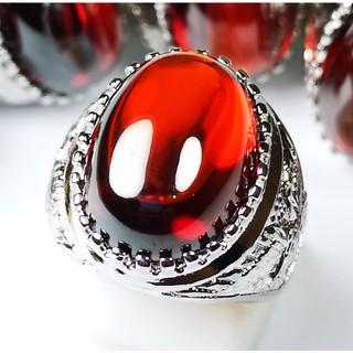 Hessonite คริสตัลพลอยแข็ง 9.25 สีแดง Garnet