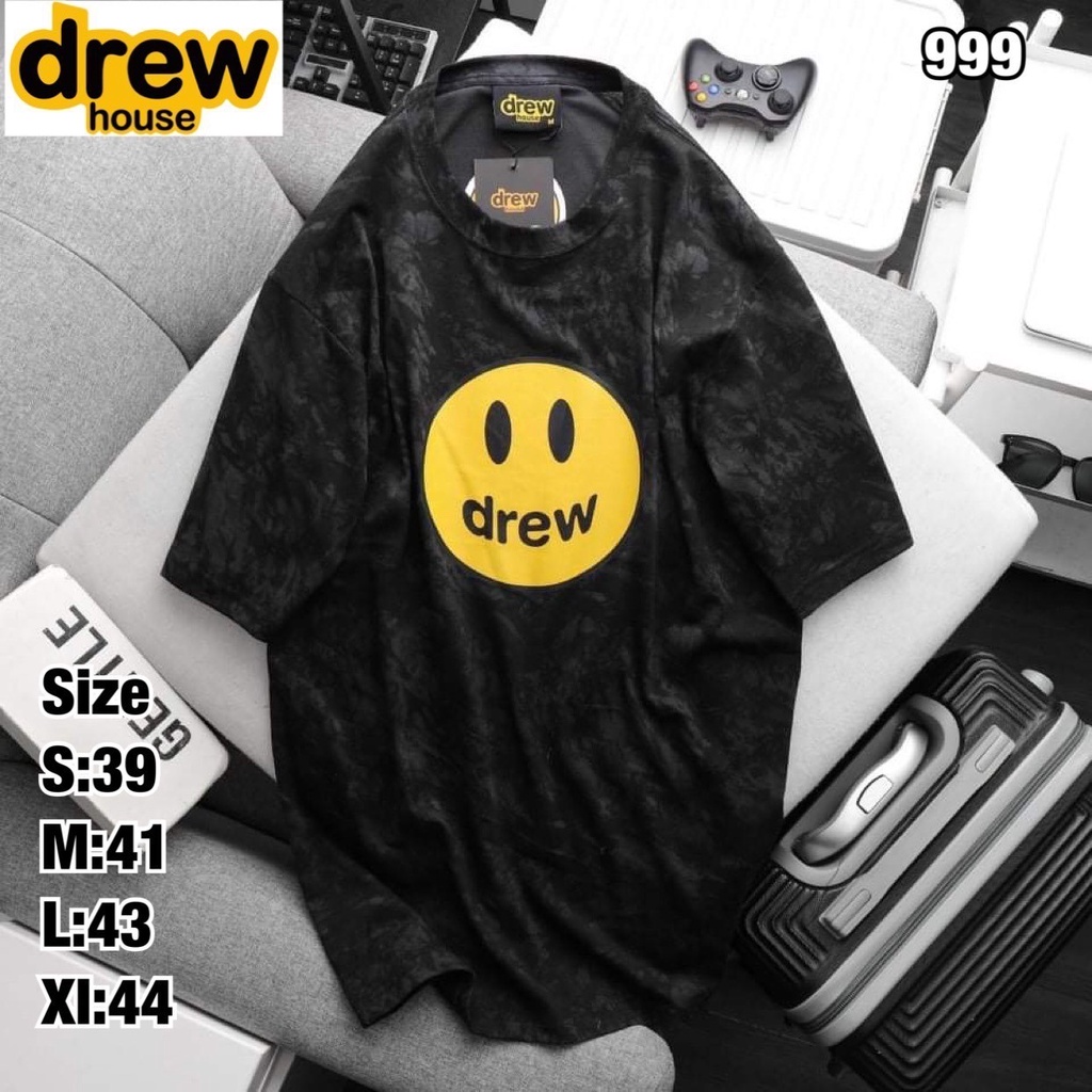 เสื้อยืด-เสื้อแบรนด์-drew-ผ้า-cotton-อย่างดี-คุณภาพการตัดเย็บดีมาก-อุปกรณ์ครบ-ได้รับสินค้าไม่ผิดหวังแน่นอนล้าน