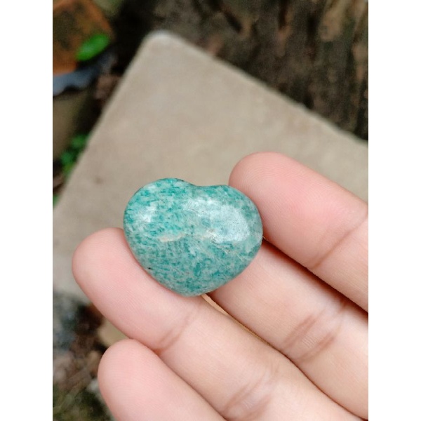 amazonite-แอมะซอไนต์-12-heart-เขียวอมฟ้า