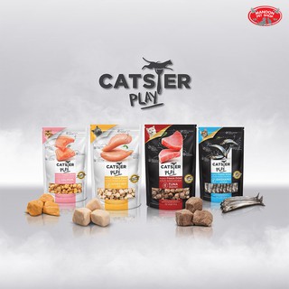 สินค้า [MANOON] Catster Play Freeze Dried Treats & Toppers for Cats 40g