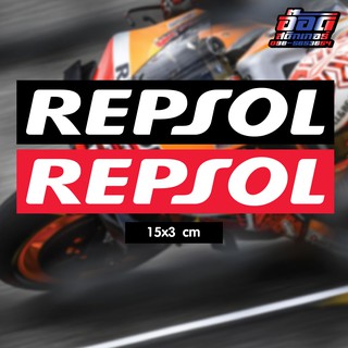 สติกเกอร์ REPSOL สีสด ชัด กันน้ำ