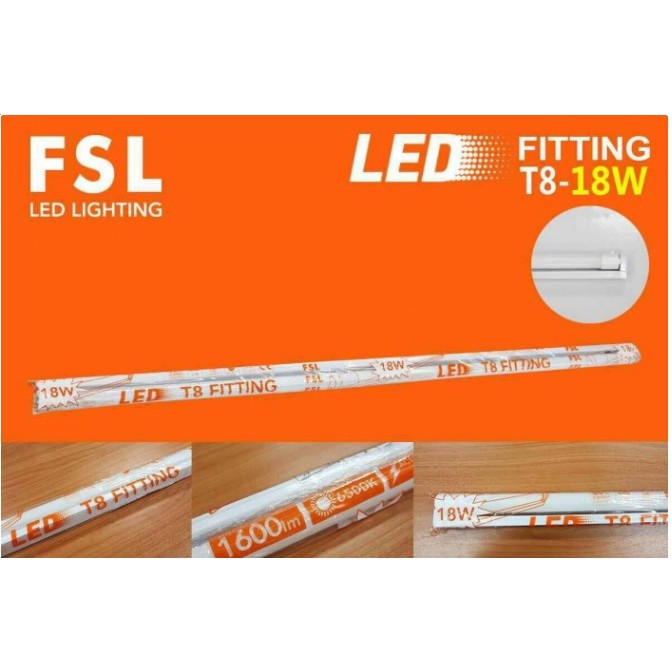 FSL LED FULLSET T8 18W(36W) Daylight/Warmwhite | Shopee Thailand