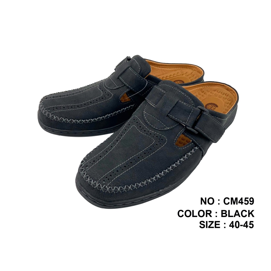 ภาพหน้าปกสินค้าCSB รองเท้าลำลอง CM459 รองเท้าหนังดำ รองเท้าแบบสวม รองเท้าทำงาน รองเท้าใส่สบาย จากร้าน csb_officialshop บน Shopee