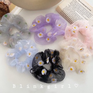 💖 Daisy Scrunchie 🤍🌼✨ ยางรัดผมน้องเดซี รุ่นนี้น่ารักมาก ใครรออยู่ห้ามพลาดค่า มี 4 สีน้า ( ดำ,ครีม,ม่วง,ชมพู,ฟ้า ) ราค