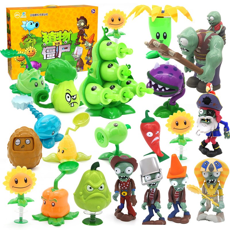 ภาพสินค้าของเล่นเด็ก พืช ซอมบี้ พืชซอมบี้ ของเล่นโมเดล Plants vs Zombies /ฟิกเกอร จากร้าน newobject.th บน Shopee ภาพที่ 5