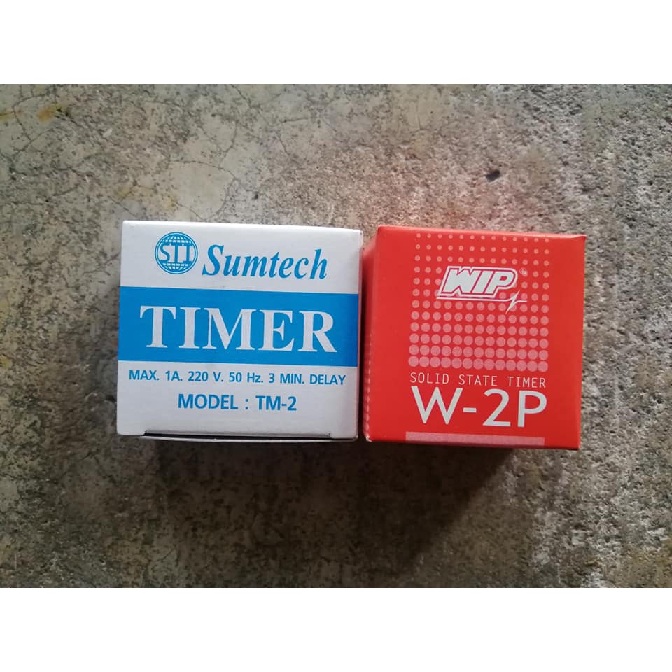 ไทเมอร์ Timer SumTech TM-2 WIP W-2P ตั้งเวลาหน่วงการทำงานเครื่องใช้ ...