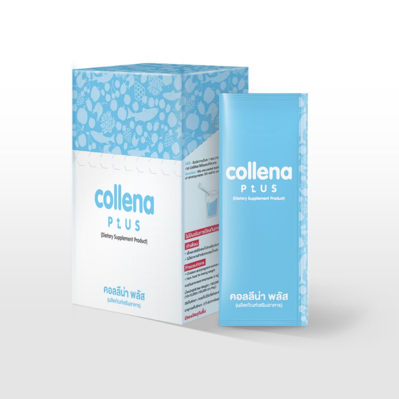 ภาพหน้าปกสินค้าคอลลีน่า พลัส คอลลาเจน วิตามินบำรุงผิวเสีย เสริมภูมิ หน้าใส ผิวขาว ลดสิวCollena Plus Collagen Type 2 dipeptide 100,000mg