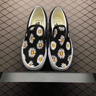 Vans slip on รองเท้าผ้าใบแบบสวมพร้อมกล่อง