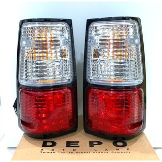 DEPO ไฟท้าย ไฟท้ายแต่ง ISUZU TFR ทีเอฟอาร์ มังกรทอง 1989 1990 1991 1992 1993 1994 1995 1996 ลายเพชร