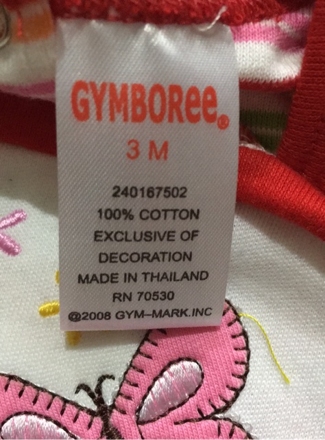 เสื้อเด็ก-gymboree-สำหรับเด็ก3-6-9-m-sale