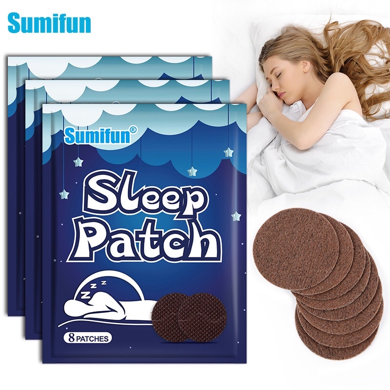 Sleep Patch แผ่นแปะช่วยในการนอนหลับ หลับง่ายสบาย 1 ซองมี 8 ชิ้น ...