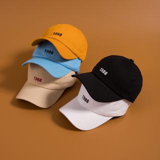 หมวกเบสบอล ลําลอง ปักลายตัวอักษร สไตล์เกาหลี สําหรับนักเรียน