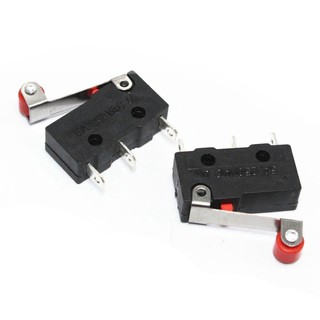 ภาพขนาดย่อของสินค้าMicro Limit Switch, 3 Pin N/O N/C 5A 125 250VAC KW12-N Micro Switch